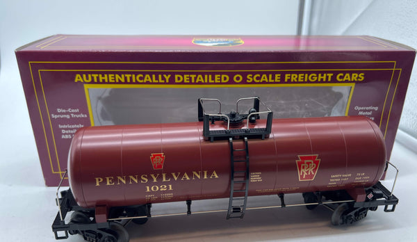 MTH Premier 20-90003e Pennsylvania PRR Tank Car Tuscan Red O SCALE NEW