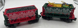 Lionel 6-84785 Naughty or Nice Ore Car 2-pack O SCALE Like New