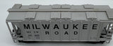 Bowser 60100 MILWAUKEE ROAD 70 TON COVERED HOPPER HO SCALE NEW