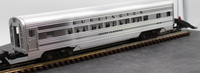 Lionel 6-9578 LIONEL ILLUMINATED BURLINGTON ALUMINUM PASSENGER CAR O SCALE Like New Damaged Box