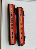 MTH Railking 30-6725 Southern Pacific 2-Car 60' Streamlined ABS Sleeper/Diner Passenger Set - Smooth Sided - SP Sleeper #10200, Diner #9001 O SCALE Like New