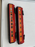 MTH Railking 30-6725 Southern Pacific 2-Car 60' Streamlined ABS Sleeper/Diner Passenger Set - Smooth Sided - SP Sleeper #10200, Diner #9001 O SCALE Like New