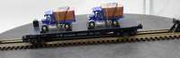 MTH Rail King 30-76115 O Scale Richmond Fredericksburg & Potomac Flat Car with 1926 USPS Delivery trucks O SCALE NEW