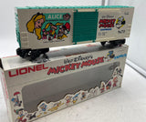Lionel 6-9670 DISNEY MICKEY MOUSE ALICE IN WONDERLAND HI CUBE BOXCAR  O SCALE Used Excellent