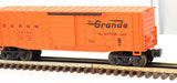 Lionel 6-15000 DENVER & RIO GRANDE Waffle-Side Boxcar O Scale Like New