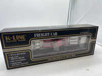 K-Line k691-1051  ATSF Scale Flat w/3 die cast 57 Corvettes O SCALE NEW