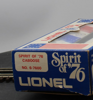 Lionel 6-7600 Spirit of '76 Caboose O SCALE Used Excellent