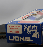 Lionel 6-7600 Spirit of '76 Caboose O SCALE Used Excellent