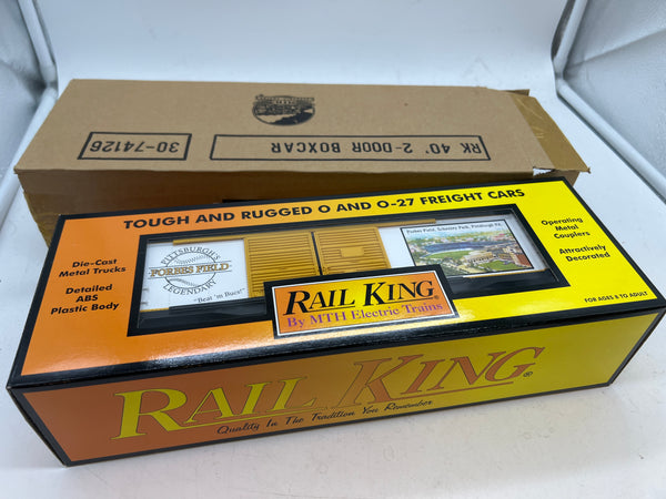 MTH Railking 30-74126 Pittsburgh Pirates Forbes Field 40' Double Door Box Car O SCALE  NEW