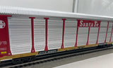 MTH Premier 20-95338 Santa Fe Corrugated Auto Carrier O SCALE Like New