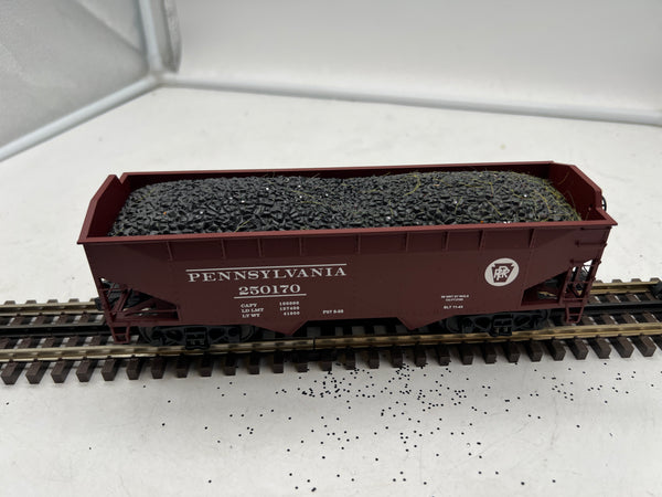 MTH Premier 20-90152f Pennsylvania O Scale Premier 2-Bay Offset Hopper Car Used