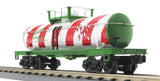 MTH Rugged Rails 33-7326 Christmas Tank Car O SCALE Like New