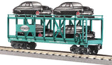 MTH Railking 30-7682 New York Central Auto Carrier Flat Car - NYC w/ Ertl (4) '49 Mercurys MIC O SCALE NEW