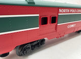 Lionel 6-25197 North Pole Central O27 Streamlined Baggage Car "Comet" Christmas O SCALE Like New- Window Needs Reattached