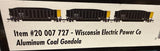 Atlas 20007727 WISCONSIN ELECTRIC POWER CO ALUMINUM COAL GONDOLA TRAINMAN 3 PACK #2119, #2280, #2350 HO Scale NEW