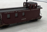 Blackstone Models b340953  Early 1930s Denver & Rio Grande Western D&RGW 0505 Long Caboose HOn3 Scale Used Excellent