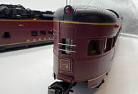 MTH Premier 20-65145 Norfolk & Western N&W Powhatan Arrow 5-Car 70' Streamlined Passenger Set Smooth Sided O SCALE Like New
