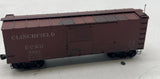Accurail 1708 Clinchfield 36' DBL SHEATH WOOD BOXCAR HO SCALE Used Excellent