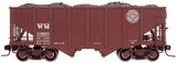 Atlas 6756-2 WESTERN MARYLAND WM  Early 55 Ton Fish Belly Hopper 3 RL O Scale NEW