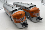 Lionel 6-18193, 6-18192 (Set of 2) Postwar Celebration PWC Series Western pacific WP AA Locomotive Set O Scale Like New