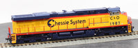 Inter mountain 49758-02 ES44AC Locomotive Chesapeake Cab# 1987 & Ohio HO SCALE Like New
