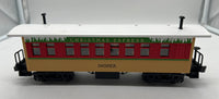 MTH Railking 30-4141A CHRISTMAS EXPRESS DASHER OVERTON PASSENGER COACH CAR O SCALE Like New