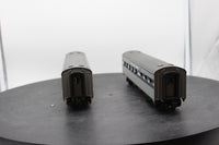 MTH Railking 30-6024 New York Central 2-Car O-27 Streamlined Combo/Diner Set O SCALE Used Excellent Damaged Box