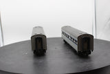 MTH Railking 30-6024 New York Central 2-Car O-27 Streamlined Combo/Diner Set O SCALE Used Excellent Damaged Box