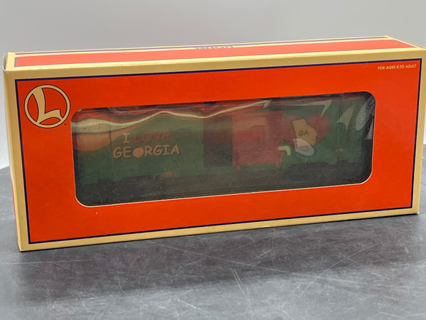Lionel 6-19985 I love Georgia box car O SCALE NEW