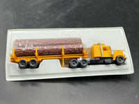 COX C6226-6 TRACTOR TRAILER WITH 3 LOGS HO SCALE NEW