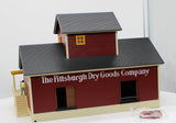 MTH Railking 30-90431 Pittsburgh Dry Goods Co Transfer Warehouse O SCALE Used Excellent