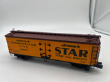 K-Line k742-80353 Armour Star 16983 Wood-Sided Reefer Car O SCALE Like New