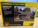 Woodland Scenic  WDS PF5207  WDS5207 Woodland train Station - N Scale Kit NEW