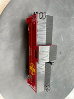 MTH Premier 20-9105L Santa Fe Ext Vision Caboose (red/ yellow) O Scale Like New