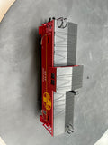 MTH Premier 20-9105L Santa Fe Ext Vision Caboose (red/ yellow) O Scale Like New