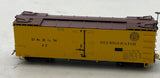 Blackstone Models b340813 Denver Rio Grande Western D&RGW yellow Moffat Tunnel Herald 30' Refrigerator Car HOn3 Scale Like New