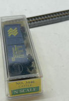 Micro Trains 90710  Ontario Northland Boxcar w Kadee style couplers N SCALE Like New wrong box