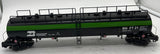 MTH 20-90014A BURLINGTON NORTHERN BN 20K GALLON TANK CAR  O SCALE Used as is broken railing
