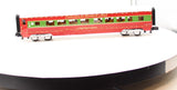 MTH Railking 30-68134 Christmas 60' Streamlined Coach Car w/LED Lights O SCALE Like New