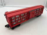 Lionel 6-19801 red operating poultry dispatch car  O SCALE Used Excellent