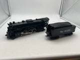Lionel 6-38624 2-8-4 #8624 Rio Grande Berkshire Jr locomotive &  tender  O SCALE Used Excellent Damaged Box as is