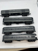 WILLIAMS 603 NEW YORK CENTRAL CENTURY LIMITED PASSENGER SET O-27 4 CARS  O SCALE Like New