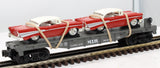 MTH Railking 30-7610 w/57 Chevys Flat Car #1957 O SCALE Used Excellent
