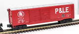 MTH Railking 30-74098 Pittsburgh & Lake Erie 40' Double Door Box Car O SCALE Like New