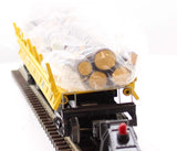 MTH Premier 20-98949 Pittsburgh & Lake Erie Operating Log Car O SCALE Used Excellent Damaged Box