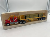 Lionel 6-12819 O gauge inland steel flatbed tractor trailer with stakes O SCALE NEW