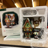 Department 56 North Pole Series 56.56755 McElfin's Irish Restaurant and gifts BROKEN PIECE