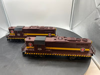 Lionel 6-8158, 6-8159 Duluth Missabe GP-35 Diesel Pair Locomotives (Set of 2) 6158 in wrong boxO Scale Like New