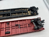 Lionel 6-82661 Pittsburgh & Lake Erie PLE Scale PS-5 Gondola & PS-4 Flatcar Pair O SCALE Like New