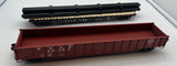 Lionel 6-82661 Pittsburgh & Lake Erie PLE Scale PS-5 Gondola & PS-4 Flatcar Pair O SCALE Like New